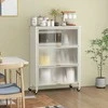 Promotions Virtuvės kepėjų lentyna, 81.3x36.8x114.3 cm, balta