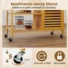 Promotions Virtuvės sala vežimėlis, 91x44x89 cm, natūralios spalvos