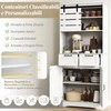 Promotions Virtuvės sandėliavimo spintelė, 80x40x180 cm, balta, laikymas