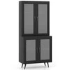 Promotions Virtuvės sandėliavimo spintelė, 80x40x178 cm, juoda