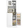 Promotions Virtuvės sandėliavimo spintelė, 59.7x35.6x170.2 cm, balta