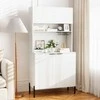 Promotions Virtuvės sandėliuko spintelė, 80x40x164 cm, balta, laikymas