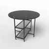 Promotions Virtuvinis stalas, 100x100x80 cm, juodas