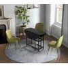 Promotions Virtuvinis stalas, 100x100x80 cm, juodas