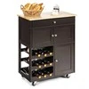 Promotions Virtuvės vežimėlis, 67.3x36.8x86.4 cm, Rudas