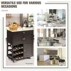 Promotions Virtuvės vežimėlis, 67.3x36.8x86.4 cm, Rudas