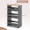 Promotions Virtuvės vežimėlis, 47,5x30x80,5 cm, pilka, su saugykla