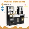 Promotions Virtuvės žaidimų rinkinys 92.7x31.8x90.2 cm Juoda mediena