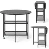 Promotions Virtuvinis stalas, 100x100x80 cm, juodas