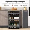 Promotions Virtuvės pagalbinis vežimėlis, 20x8x32 colių, baltas ir rudas
