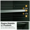 Promotions Vonios kambario sieninė spintelė 60x21x75 cm žalia, laikymo organizatorius