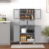 Promotions Vonios kambario spintelė 60x30x128 cm pilka