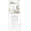 Promotions Vonios lentyna, 64x24x162 cm, balta, metalas