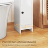 Promotions Vonios spintelės rinkinys, 2 vnt., 20x18x80 cm, balta mediena