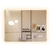 Promotions Vonios veidrodis 80x60x3 cm sidabrinis, grūdintas stiklas