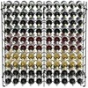 Promotions Vyno lentyna, 10 aukštų, 97.8x25.4x100.3 cm, juoda, metalas