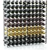 Promotions Vyno lentyna, 10 aukštų, 97.8x25.4x100.3 cm, juoda, metalas