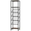 Promotions Vyno stovas, 45x35x171 cm, Juodai rudas