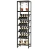 Promotions Vyno stovas, 45x35x171 cm, Juodai rudas