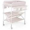 Promotions Vystymo stalas 80x66x99-104 cm smėlio spalvos, sulankstomas, atsparus vandeniui