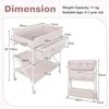 Promotions Vystymo stalas 80x66x99-104 cm smėlio spalvos, sulankstomas, atsparus vandeniui
