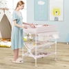Promotions Vystymo stalas 80x66x99-104 cm smėlio spalvos, sulankstomas, atsparus vandeniui