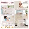 Promotions Vystymo stalas 80x66x99-104 cm smėlio spalvos, sulankstomas, atsparus vandeniui