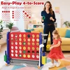 Promotions Žaidimų rinkinys 4-in-Score su žiedų mėtymu ir krepšiniu 103.5x39x82.5 cm Raudonas