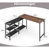 Promotions Žaidimų stalas, 135x120x74.5 cm, rudas