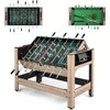 Promotions Žaidimų stalas, 2-in-1 sukamasis, 124.5x61x89 cm, rudas