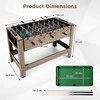 Promotions Žaidimų stalas, 2-in-1 sukamasis, 124.5x61x89 cm, rudas