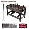 Promotions Žaidimų stalas, 3-in-1 Combo, 124.5x61x83.8 cm, rudas