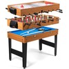 Promotions Žaidimų stalas, 3 viename daugiafunkcinis, 122x58x82,5 cm, rudos spalvos