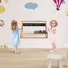 Promotions Žaidimų virtuvėlė, Eglės medienos žaidimų virtuvėlė, 81x36x49 cm, Juoda ir natūrali