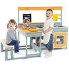 Promotions Žaidimų virtuvėlė ir pikniko stalas 149.9x71.1x99.1 cm Pilka eglės mediena