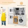 Promotions Žaidimų virtuvės žaislų rinkinys, 83x25x80 cm, baltas ir juodas