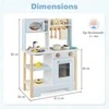 Promotions Žaislinė virtuvėlė, 61.5x26x85 cm, mėlyna, medinė