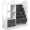 Promotions Žaislų laikymo organizatorius, 87,5x30x90 cm, balta, MDF