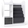 Promotions Žaislų laikymo organizatorius, 87,5x30x90 cm, balta, MDF