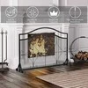 Promotions Židinio apsauga, 112x32x82 cm, juoda