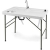 Promotions Žuvies filė stotis, sulankstoma, 101,5x65,5x107,5 cm, balta