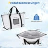 Promotions Žvejo Krepšys 98x46x50 cm Baltas PVC Vandeniui Atsparus Izoliuotas Saugojimas