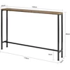 SoBuy pagalbinis staliukas, komoda FSB19-XL-N