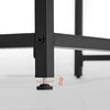 Vasagle Pramoninio dizaino rašomasis stalas vintage rudai juodas