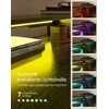Songmics Vasagle Reguliuojamas rašomojo stalo aukštis ir elektrinis senovinis rudas