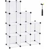 SONGMICS modulinė plastikinė lentyna su 9 lentynomis 93 x 31 x 123 cm LPC115S