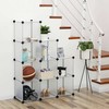 SONGMICS modulinė plastikinė lentyna su 9 lentynomis 93 x 31 x 123 cm LPC115S