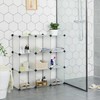 SONGMICS modulinė plastikinė lentyna su 9 lentynomis 93 x 31 x 123 cm LPC115S