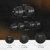 SONGMICS 2-in-1 hanteliai, hantelių rinkinys su jungiamuoju plieniniu vamzdžiu, 2 x 15 kg, juodos spalvos