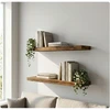 Relaxdays 2 vnt. plaukiojančių lentynų rinkinys
